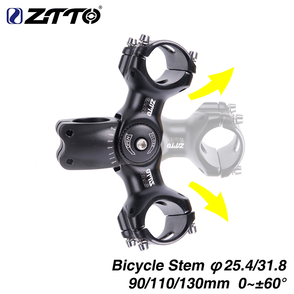 Mountain Biking Xc - ZTTO-vástago ajustable para bicicleta, 31,8mm, 25,4mm,