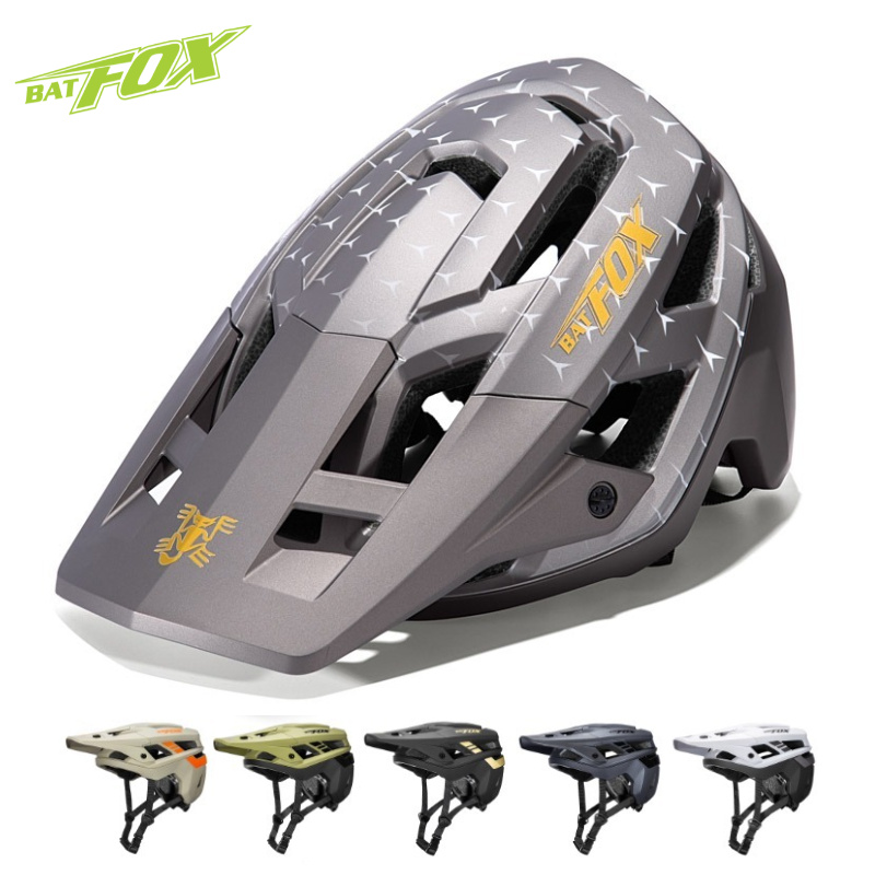 Mountain Biking Gear For Men - BATFOX-casco para bicicleta de montaña, todoterreno,
