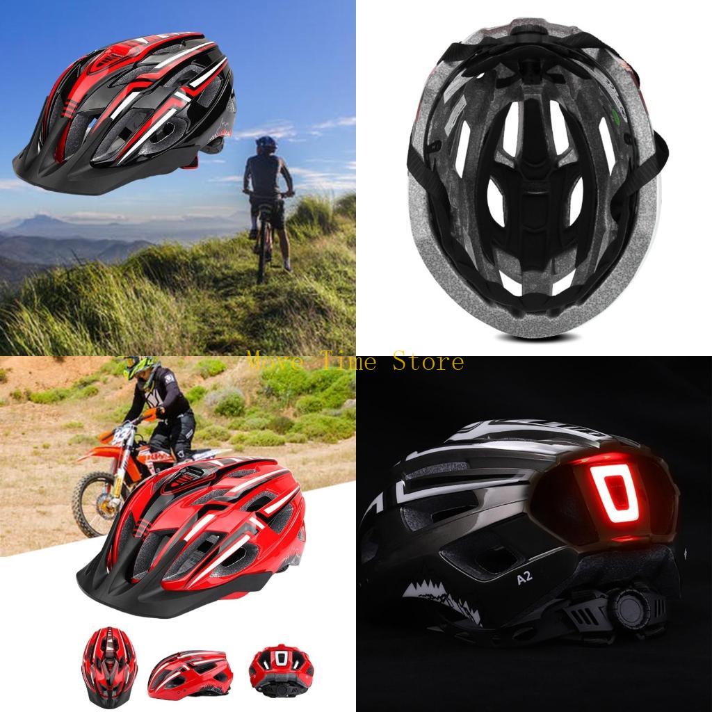 Mountain Biking Helmet Kids - 92ME hombres mujeres Unisex luz LED