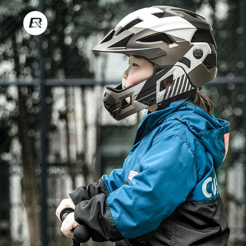 Mountain Biking Helmet Kids - Casco de Ciclismo ROCKBROS Desmontable para