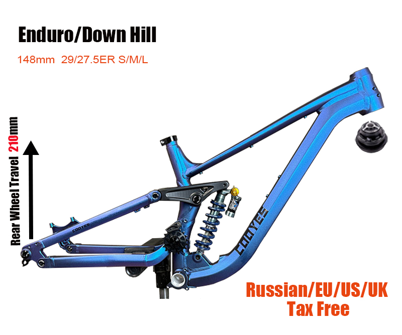 Mountain Biking Uk - Cuadro de Bicicleta de Aluminio con
