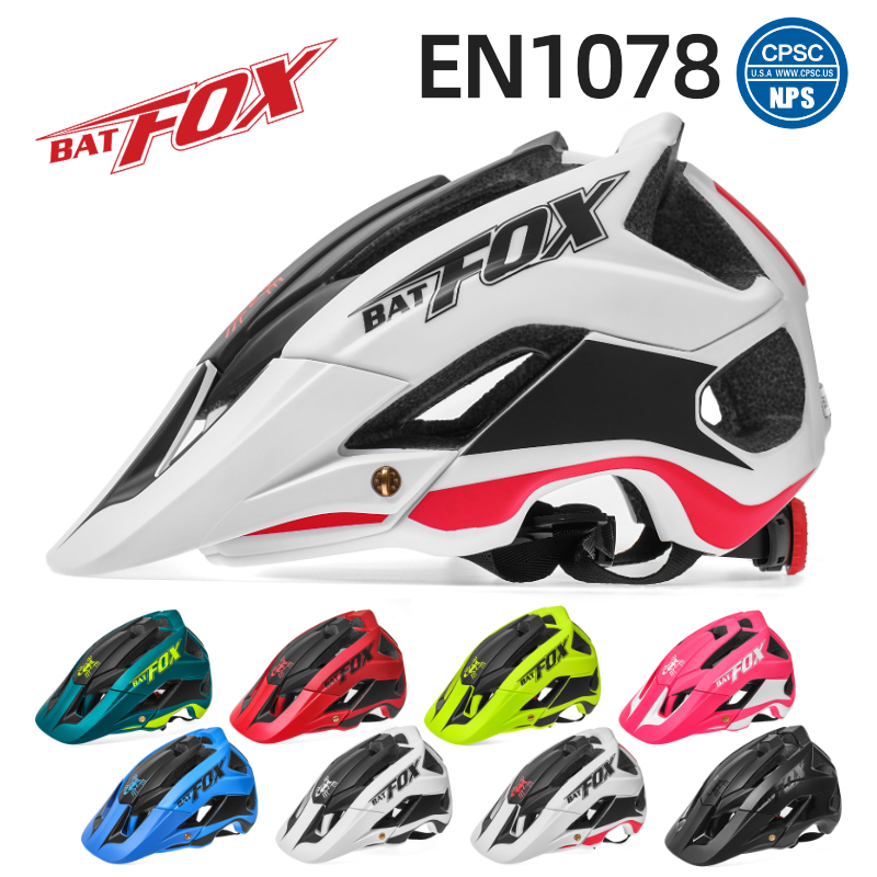 Mountain Biking Helmet Kids - Casco de Bicicleta Batfox para Hombres