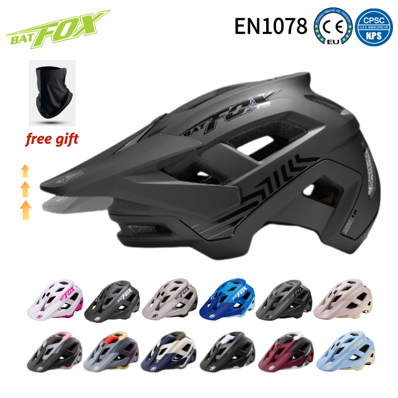 Mountain Biking Gear For Men - BATFOX-cascos de bicicleta de montaña, ajustables,