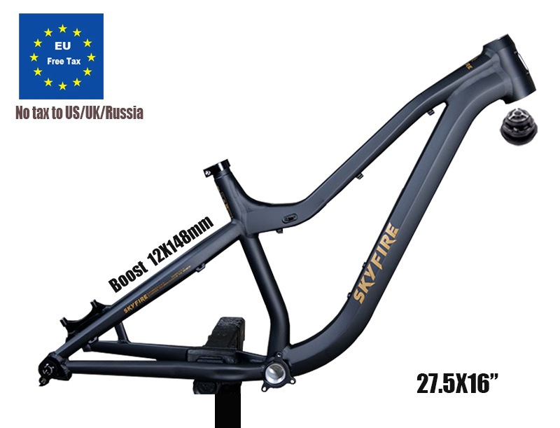 Mountain Biking Uk - Cuadro de bicicleta de aluminio Racetrack,