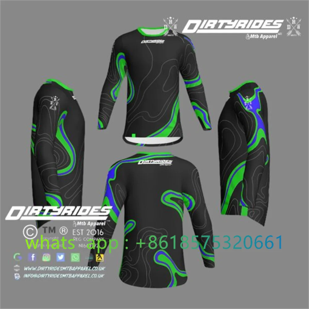 Enduro Moto bicicleta Jersey m - Mountain Biking Gear For Men reseña y precio