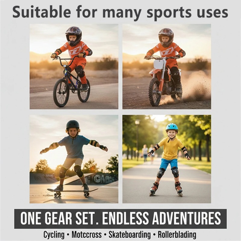 Juego de Protectores de Rodill - Mountain Biking Knee And Elbow Pads reseña y precio