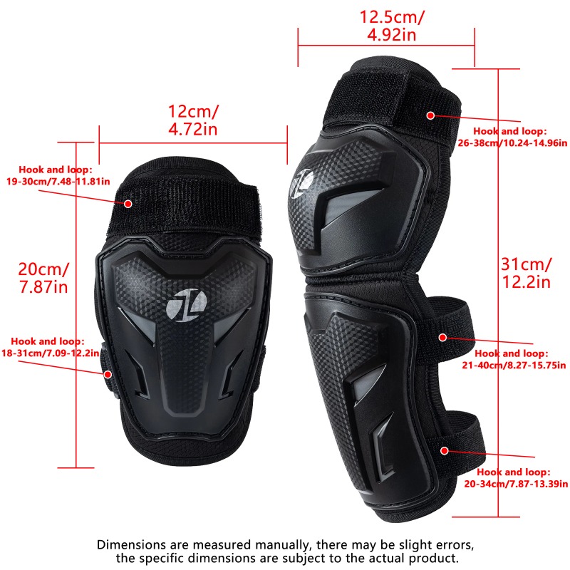 Juego de Protectores de Rodill - Mountain Biking Knee And Elbow Pads reseña y precio
