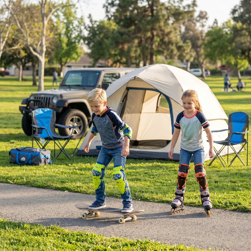 Rodilleras KN01H para Niños y  - Mountain Biking Knee And Elbow Pads reseña y precio