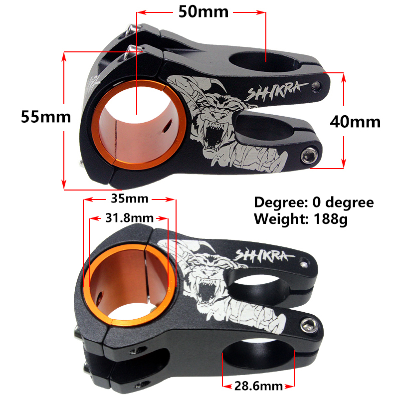 SHIKRA-vástago de manillar par - Mountain Biking Xc reseña y precio
