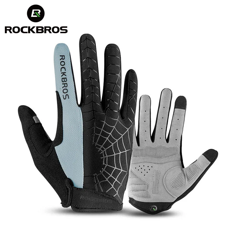 ROCKBROS-guantes de ciclismo d - Mountain Biking Gear For Men reseña y precio
