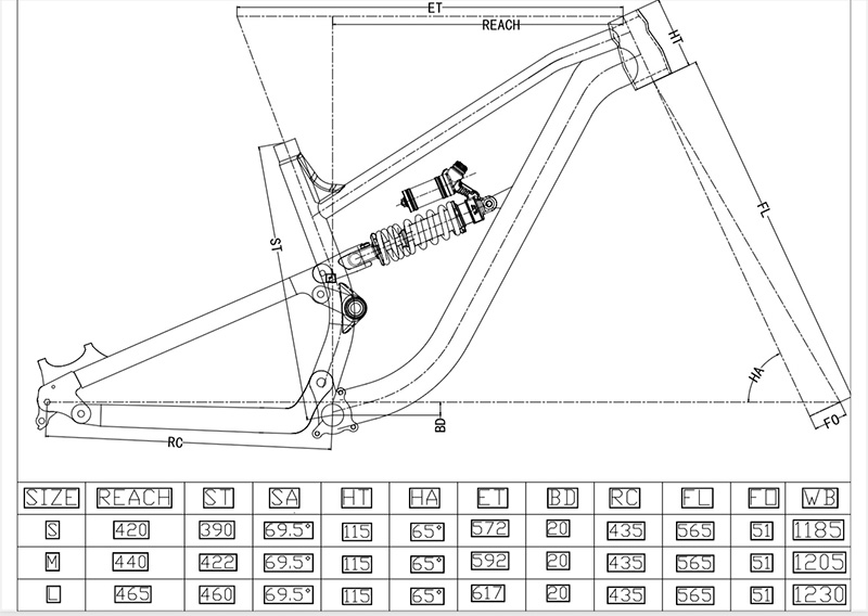 Cuadro de Bicicleta Soft Tail  - Mountain Biking Uk reseña y precio