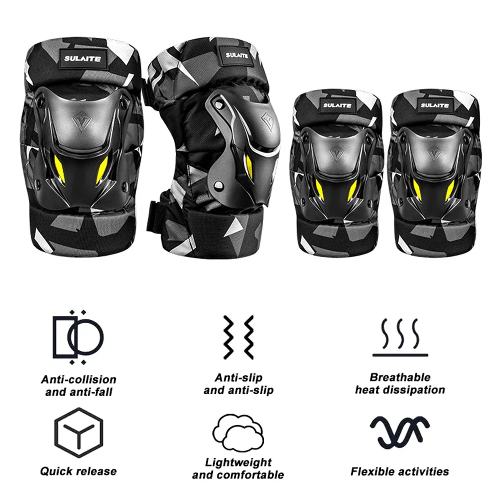 Equipo de Motociclismo Premium - Mountain Biking Knee And Elbow Pads reseña y precio