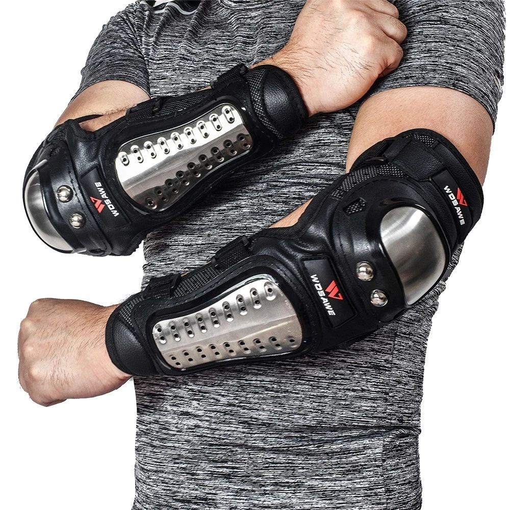 Protector de rodilla para moto - Mountain Biking Elbow Pads reseña y precio