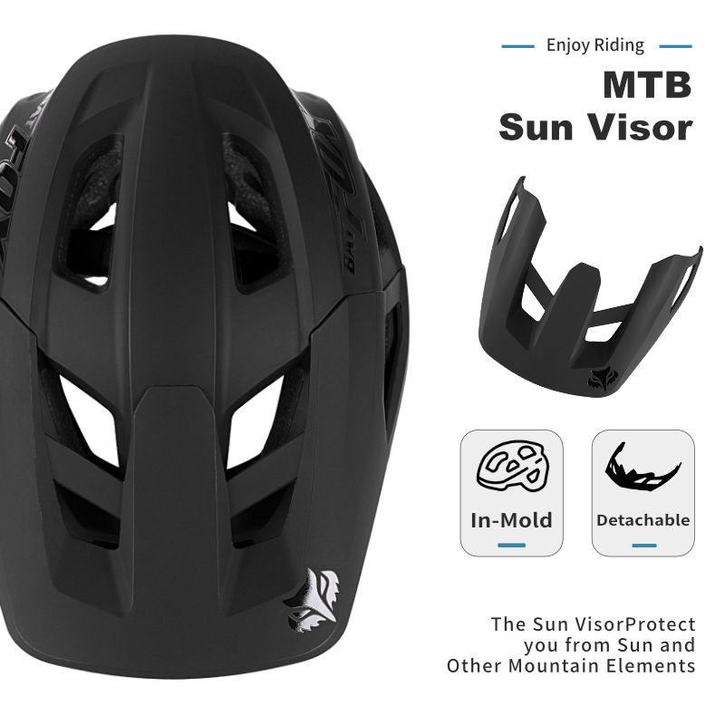 BATFOX-casco para bicicleta de - Mountain Biking Gear For Men reseña y precio