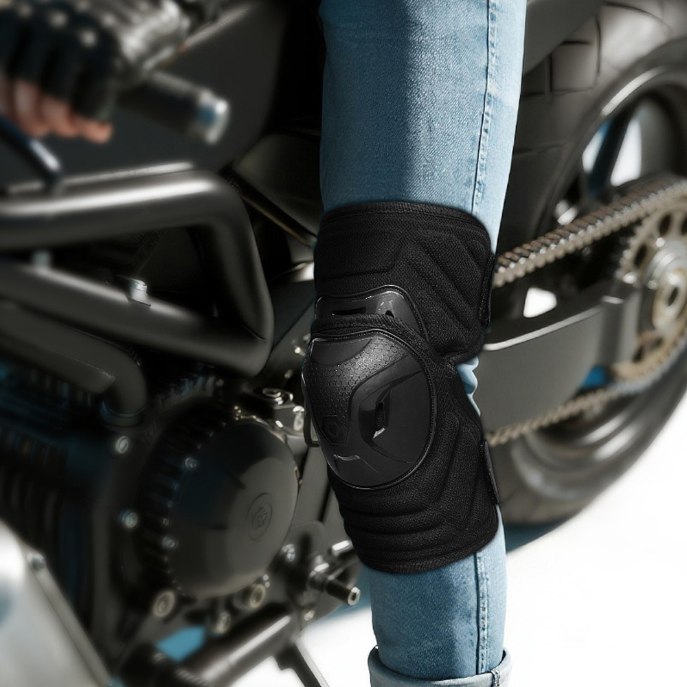 Rodilleras ajustables para mot - Mountain Biking Knee And Elbow Pads reseña y precio