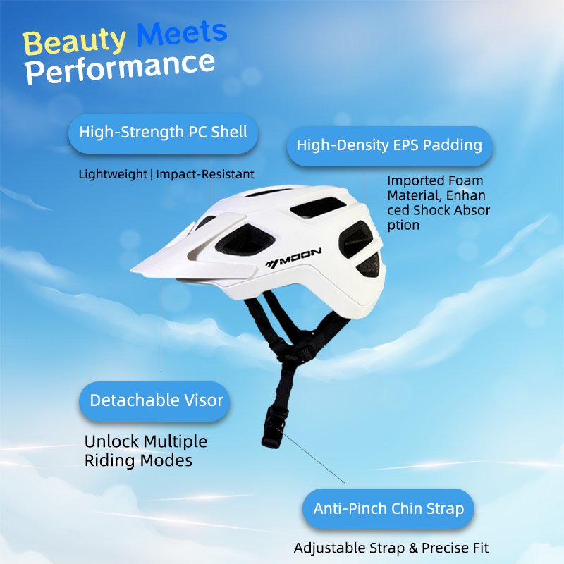 Casco MOON Anti-Olor Profesion - Mountain Biking Helmet Kids reseña y precio
